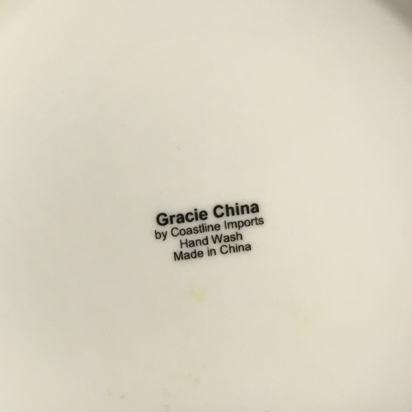 Gracie China By Coastline Imports ~ Floral Kitchen Canister With Wooden Lid - Picture 6 of 9